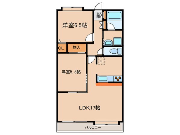 シンシア東山台の物件間取画像